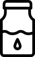 Bottle drink icon symbol image. Illustration of the drink water bottle glass design image vector