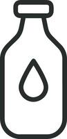 Bottle drink icon symbol image. Illustration of the drink water bottle glass design image vector