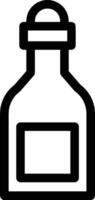 Bottle drink icon symbol image. Illustration of the drink water bottle glass design image vector