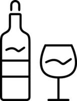 Bottle drink icon symbol image. Illustration of the drink water bottle glass design image vector