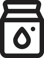 Bottle drink icon symbol image. Illustration of the drink water bottle glass design image vector