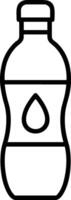 Bottle drink icon symbol image. Illustration of the drink water bottle glass design image vector