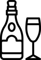 Bottle drink icon symbol image. Illustration of the drink water bottle glass design image vector