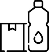 Bottle drink icon symbol image. Illustration of the drink water bottle glass design image vector