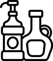 Bottle drink icon symbol image. Illustration of the drink water bottle glass design image vector