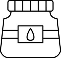 Bottle drink icon symbol image. Illustration of the drink water bottle glass design image vector