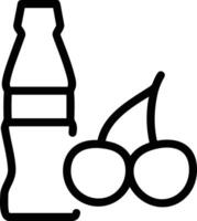 Bottle drink icon symbol image. Illustration of the drink water bottle glass design image vector