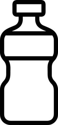 Bottle drink icon symbol image. Illustration of the drink water bottle glass design image