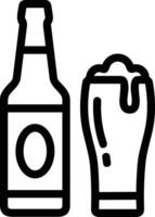 Bottle drink icon symbol image. Illustration of the drink water bottle glass design image vector