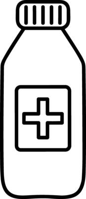 Bottle drink icon symbol image. Illustration of the drink water bottle glass design image