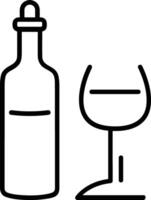 Bottle drink icon symbol image. Illustration of the drink water bottle glass design image vector