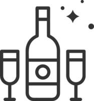 Bottle drink icon symbol image. Illustration of the drink water bottle glass design image vector