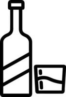 Bottle drink icon symbol image. Illustration of the drink water bottle glass design image vector