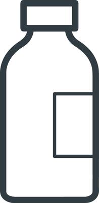 Bottle drink icon symbol image. Illustration of the drink water bottle glass design image