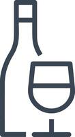 Bottle drink icon symbol image. Illustration of the drink water bottle glass design image vector