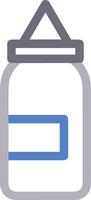 Bottle drink icon symbol image. Illustration of the drink water bottle glass design image vector