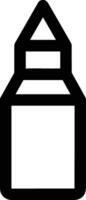 Bottle drink icon symbol image. Illustration of the drink water bottle glass design image vector