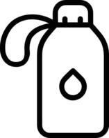 Bottle drink icon symbol image. Illustration of the drink water bottle glass design image vector