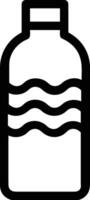 Bottle drink icon symbol image. Illustration of the drink water bottle glass design image vector