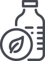 Bottle drink icon symbol image. Illustration of the drink water bottle glass design image vector