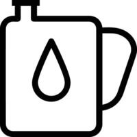 Bottle drink icon symbol image. Illustration of the drink water bottle glass design image vector