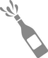 Bottle drink icon symbol image. Illustration of the drink water bottle glass design image vector