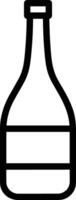 Bottle drink icon symbol image. Illustration of the drink water bottle glass design image vector