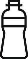 Bottle drink icon symbol image. Illustration of the drink water bottle glass design image vector