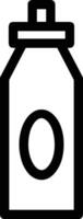 Bottle drink icon symbol image. Illustration of the drink water bottle glass design image vector