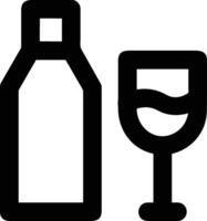 Bottle drink icon symbol image. Illustration of the drink water bottle glass design image vector