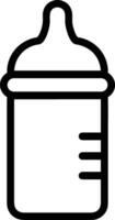 Bottle drink icon symbol image. Illustration of the drink water bottle glass design image vector