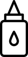 Bottle drink icon symbol image. Illustration of the drink water bottle glass design image vector