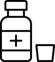 Bottle drink icon symbol image. Illustration of the drink water bottle glass design image vector