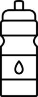 Bottle drink icon symbol image. Illustration of the drink water bottle glass design image vector