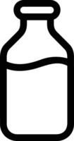 Bottle drink icon symbol image. Illustration of the drink water bottle glass design image vector