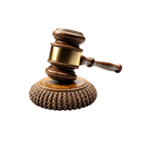 Gavel isolated on transparent background png