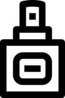 Bottle drink icon symbol image. Illustration of the drink water bottle glass design image vector