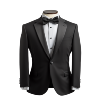 Tuxedo suit mockup isolated on transparent background png