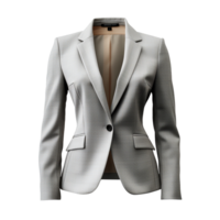 Gray blazer isolated on transparent background png