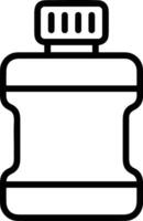 Bottle drink icon symbol image. Illustration of the drink water bottle glass design image vector