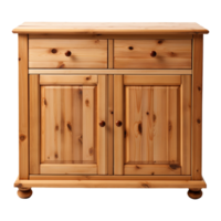 Wooden Dresser isolated on transparent background png