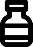 Bottle drink icon symbol image. Illustration of the drink water bottle glass design image vector