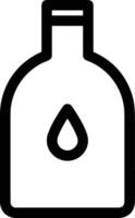 Bottle drink icon symbol image. Illustration of the drink water bottle glass design image vector