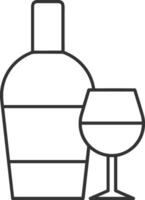 Bottle drink icon symbol image. Illustration of the drink water bottle glass design image vector