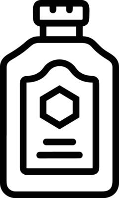 Bottle drink icon symbol image. Illustration of the drink water bottle glass design image