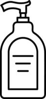 Bottle drink icon symbol image. Illustration of the drink water bottle glass design image vector