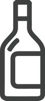 Bottle drink icon symbol image. Illustration of the drink water bottle glass design image vector