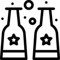 Bottle drink icon symbol image. Illustration of the drink water bottle glass design image vector