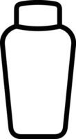 Bottle drink icon symbol image. Illustration of the drink water bottle glass design image vector
