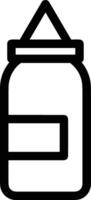 Bottle drink icon symbol image. Illustration of the drink water bottle glass design image vector